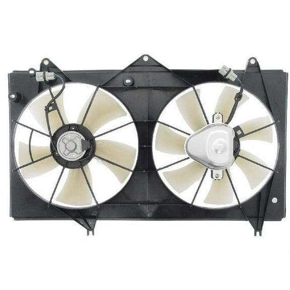 Auxiliary Fan Assembly - Compatible with 2002 - 2006 Toyota Camry 2.4L 4-Cylinder 2003 2004 2005