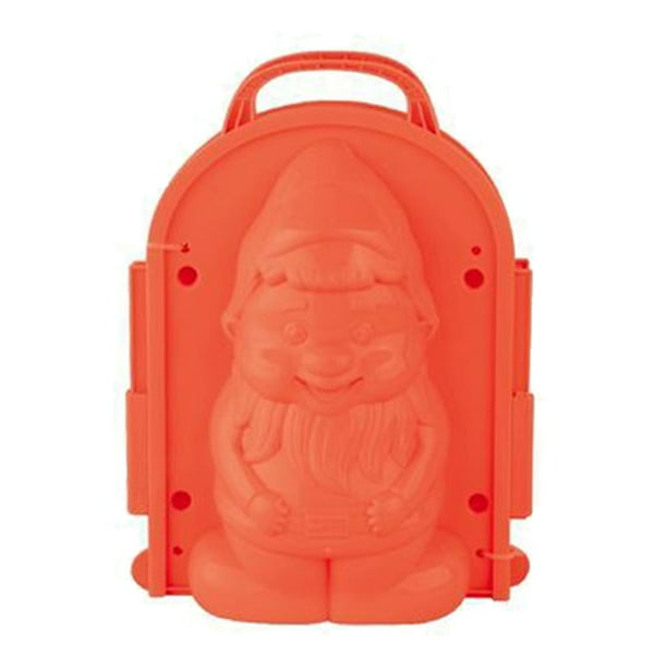 Tholdsy Clip para hacer bolas de nieve, portátil, bonito, reutilizable, lavable, para niños, para jugar al aire libre, molde tridimensional, Juguetes de construcción Naranja