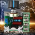 thumbnail image 3 of 220V 2000W Speed Controller SCR Voltage Regulator Dimming Dimmers Thermostat, 3 of 8