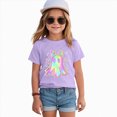 thumbnail image 5 of TOWED22 Halloween Shirts for Kids Toddler Pumpkin Ghost Skeleton Cotton Tshirt Clothes,Purple,4-5 Y, 5 of 5