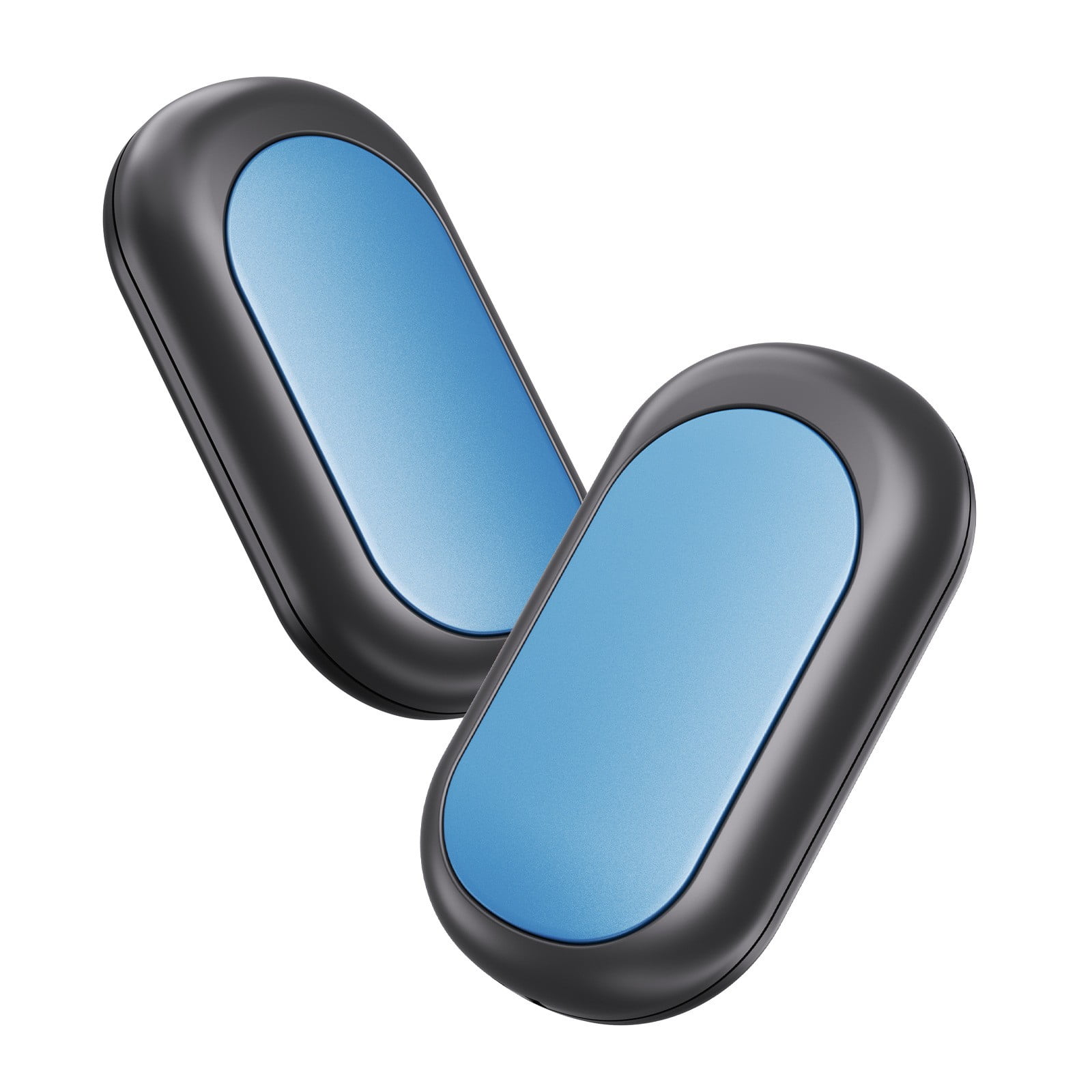 Rechargeable Magnetic Split Hand Warmers Thin Lightweight Portable Pocket Size Up To 4 Hrs Winter Accessory,Hand Warmer Pack,Blue,1 Pair