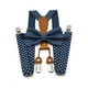 thumbnail image 3 of Tirantes ligeros y ajustables para vestido de cóctel para hombre y mujer. Azul marino, 3 of 9