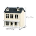 thumbnail image 2 of XIBUFE 2026 New Miniature House Model Tiny Wooden House Decorative Model House Adorable Mini House for Home,Office,Shelf,Garden,Desk,Dollhouse, 2 of 6