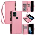 thumbnail image 1 of Compatible with Motorola Moto G Stylus 5G 2021 Wallet Case Premium Zipper Large Space Flip PU Leather Cover, 1 of 5