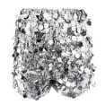 thumbnail image 6 of Comfortable Shorts for Women, Sports Shorts for Women,Sequin Party Shorts for Women Elegant Glitter Evening Wear Comfortable High Waist Nightclub Outfit, 6 of 6