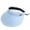 Light Blue, variant on Women's Wide Brim Sun Visor Hat UPF50+ UV Protection Open Top Cap for Summer Beach Travel Golf Adjustable