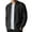 Black, variant on Men's Full Zipper Cardigan Casual Stand Collar Cardigan Sweater Ribbed Knit Long Sleeve Sweater Light Green S
