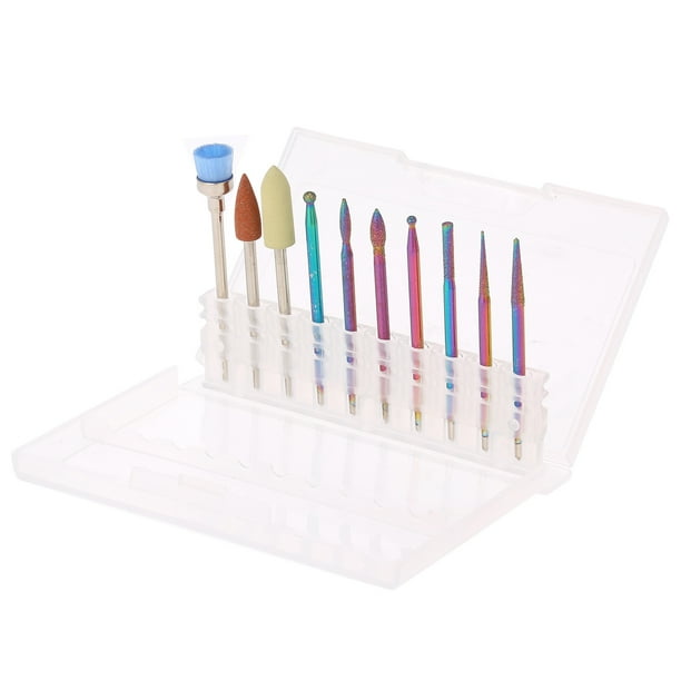 10pcs Nail Drill Bits Set Pedicure & Manicure Replacement Drill Bits