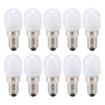 thumbnail image 1 of 10 bombillas E14 de acero inoxidable de 1,5 W y 220 V, bombillas LED para lámparas de techo, armarios, paredes, mesas, luz blanca cálida, 1 of 10