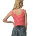 thumbnail image 2 of Aeropostale Womens Burnout Crop Tank Top, Red, Juniors, Large, 2 of 3