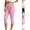25# Pink, variant on Capri Leggings for Women High Waist Tummy Control Workout Yoga Pants Casual Cropped Tights for Gym Running Pink XXL