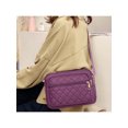 thumbnail image 4 of Fashnice Ladies Handbag Multi Pockets Crossbody Bag Large Capacity Waterproof Shoulder Bags Messenger Women Lightweight Designer Dark Purple, 4 of 9