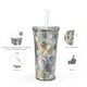 thumbnail image 2 of Set de vasos con pajita Zak Designs Vin Scully, 600 ml, Dodger Baseball, 2 of 7