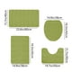 thumbnail image 2 of Juego de 4 alfombrillas de baño de espuma, suaves, absorbentes y antideslizantes, lavables a máquina y de secado rápido, para hogares y baños de invitados. Aestivo | Verde | AESTIVO, 2 of 7