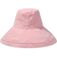 thumbnail image 6 of CoCopeaunts Large Bucket Hat Wide Brim Summer Sun Cap for Female Sun Protection UV Wild Wear Fisherman Hat with Windproof Rope, 6 of 8