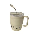 thumbnail image 1 of Taza de café aislada para regalo de cumpleaños duradero con tapa, vaso de café. Blanco, 1 of 7