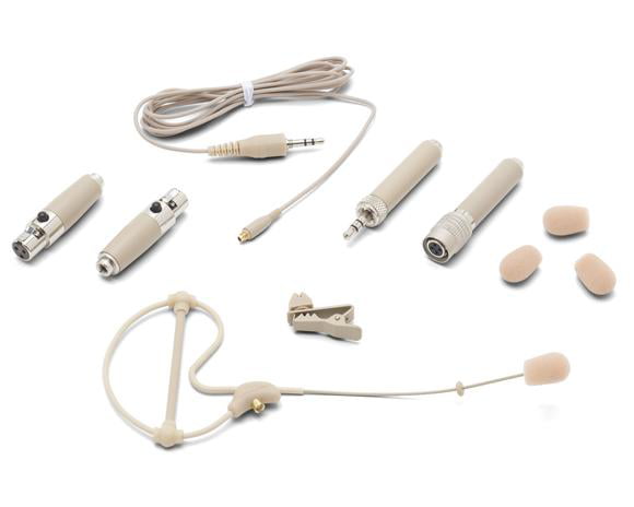 SAMSON SE10T Single Ear Earset Microphone Mini Condenser Mic+ Adapters+Case 4 