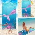 thumbnail image 4 of kladzum Beach Towel Microfiber Beach Towel Super,Lightweight Special Pattern Bath Towel, Sandproof Beach Blanket,Multi-Purpose Towel for Travel Swimming Pool Camping 27.55x59.05in on Clearance, 4 of 8
