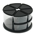 thumbnail image 4 of deflecto Nine Canister Carousel Organizer, Plastic, 11 1/8 x 11 1/8, Black/Clear, 4 of 4