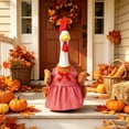 thumbnail image 4 of Porch Goose Thanksgiving Turkey Costume, Christmas Halloween Courtyard Decoration 23-Inch White Outfit, 4 of 6