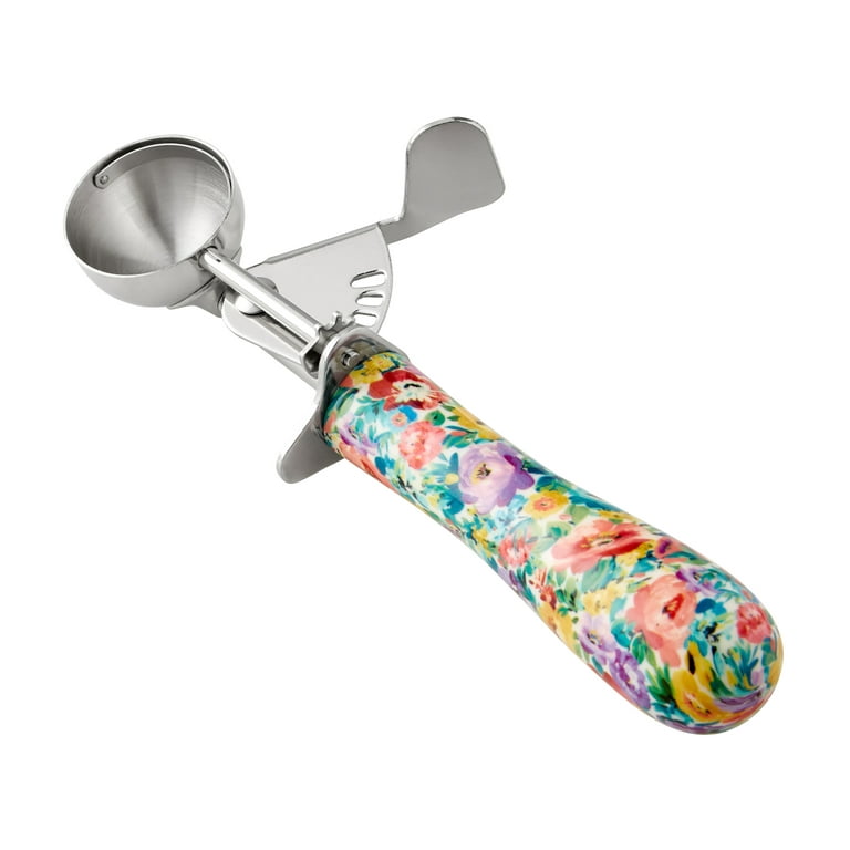 The Pioneer Woman Floral & Stainless Steel Cookie Dropper - Each