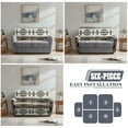 thumbnail image 7 of Jiueut Aztec Tribal Geometric Print 6 PCS Recliner Cover, Breathable Loveseat Sofa Slipcover Stain Resistant Furniture Protector for Living Rooms, 7 of 7