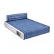 thumbnail image 1 of Abbraccia Cama inflable, flocada, doble altura, plegable, inflador automático, hogar y viaje, 1 of 6