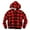 Buffalo Plaid, variant on #followme Girls Sweater Zip Hoodie Jacket (10-12 Years, Buffalo Plaid)