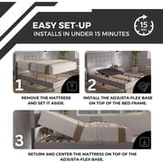 Boyd Sleep Full Adjustable Base Kit - Head Incline, Easy Assembly, Zero Clearance Design