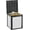 Black & Whiter, variant on 31 Gallon Resin Deck Storage Box | Lockable Patio Outdoor Container for Furniture & Garden Tools | Waterproof Black Outdoor Storage with Secure Latching