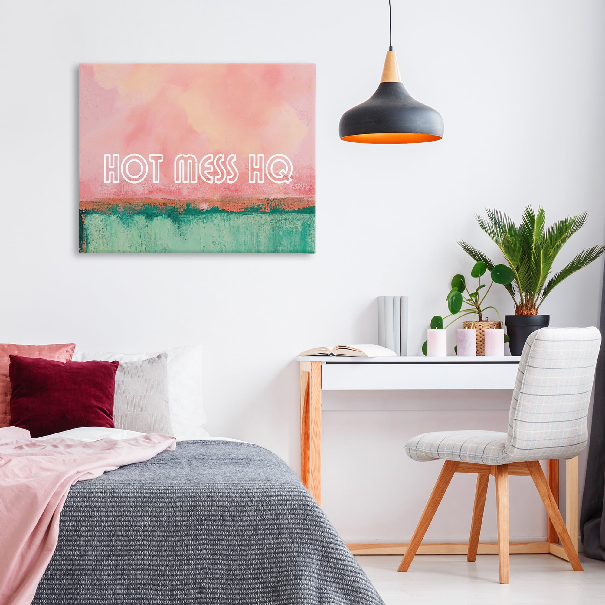 Stupell Industries Hot Mess Headquarters Canvas Wall Art, design by Gina Kelly