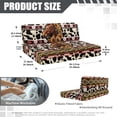 thumbnail image 7 of Qpednta Aztec Cow Horse RV Dinette Cushions Stretch Camper Cushion Covers Furniture Protection for RV Camper Car Bench Seats with 1 Backrest Cover & 1 Bench Cover, 7 of 7