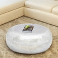 thumbnail image 3 of vidaXL Hammered Aluminum Coffee Table Silver, 3 of 8