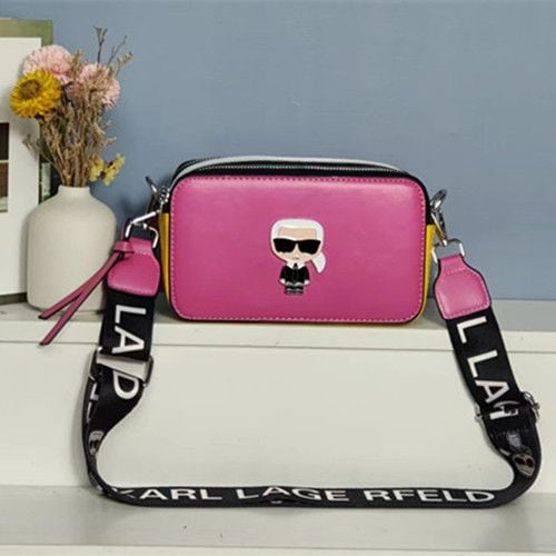 2023 nuevo Karl Lagerfeld hombro Crossbody Pu pequeño bolso cuadrado al por mayor