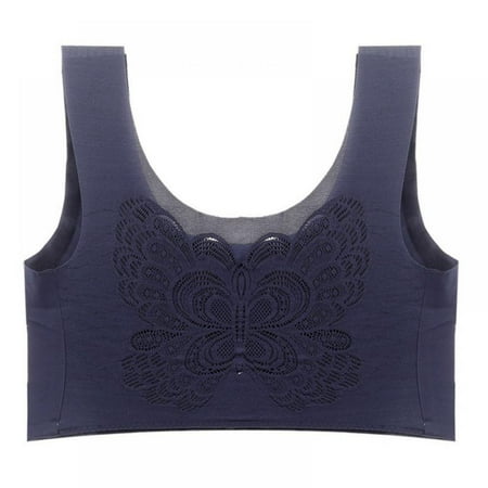 

Sleep Bras for Women Comfort Seamless Wireless Stretchy Sports Bra Yoga Bras Large Size M-7XL