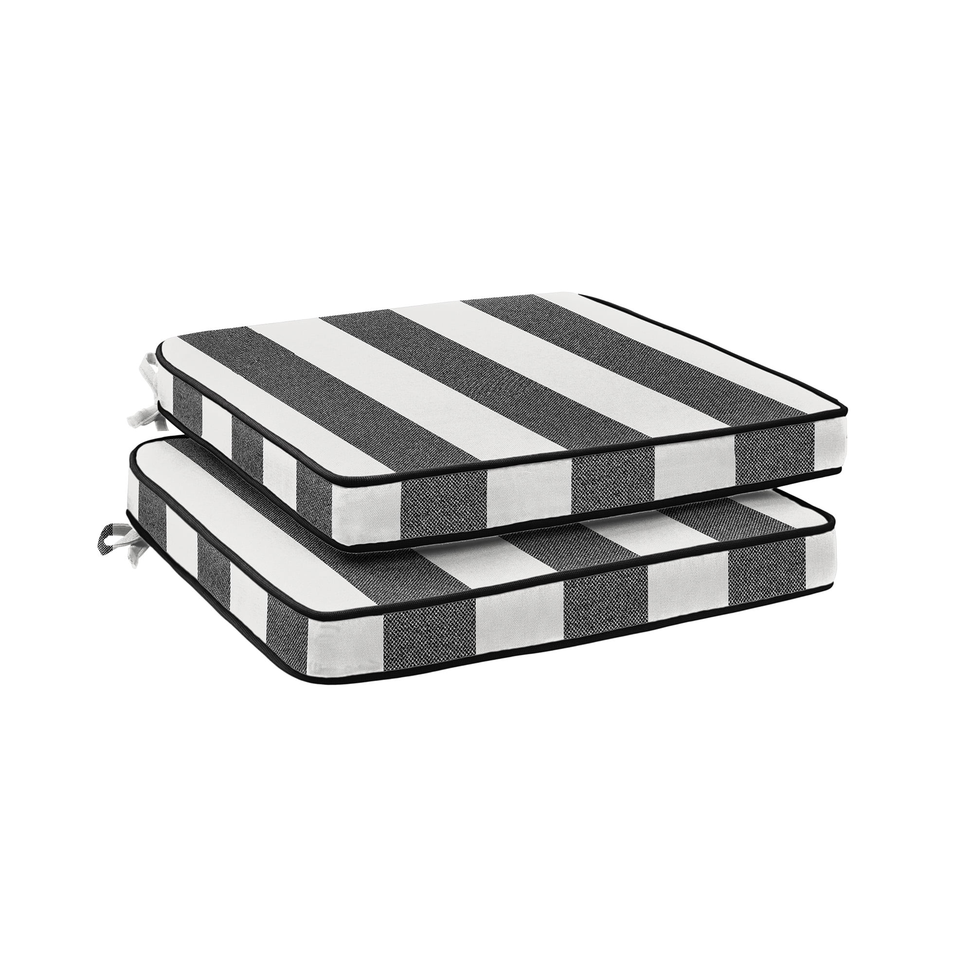 Haven Way Universal Indoor/Outdoor Dining Chair Cushion (Set of 2