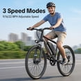 thumbnail image 2 of VOLTVOGUE Electric Bike for Adults, 48V 249Wh Removable Battery, 1000W Peak Motor, 22MPH Top Speed, 26 Inch Road Tire Ebike, 2 of 10