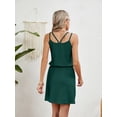 thumbnail image 3 of Women's Eyelet Scoop Neck Sleeveless Dress with 100% Polyester Eyelet Fabric Lightweight Easy Care Machine Washable, 3 of 16