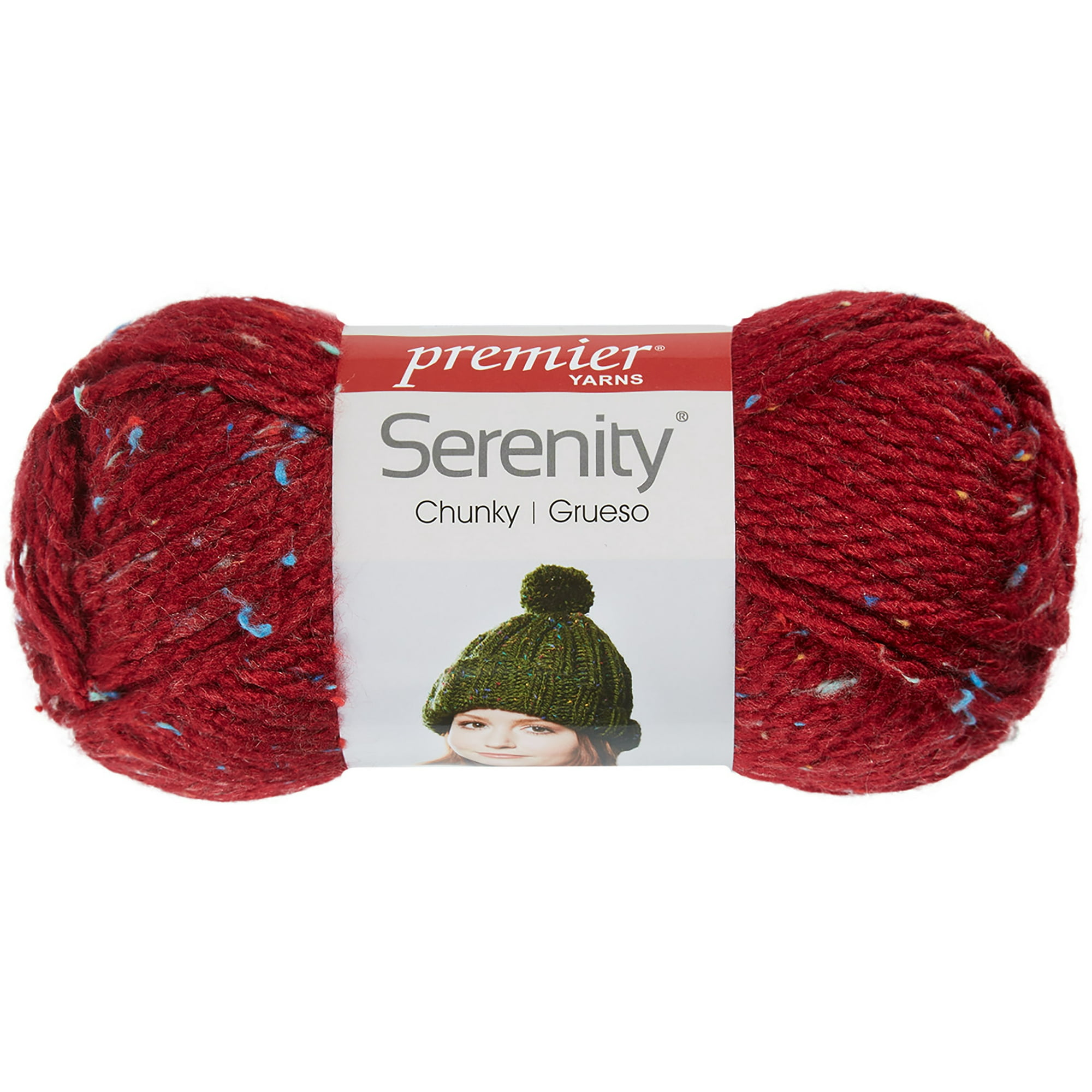 Premier Yarns Serenity Chunky Tweed Yarn Claret