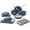 Navy, variant on Caraway 23-Piece Nonstick Ceramic Cookware & Bakeware Set – Pots, Frying Pans, Lids, Baking Sheets, Pans, Cooling Rack & Storage – Oven Safe, – Compatible with All Stovetops - Gray