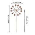 thumbnail image 3 of Metal Garden Stake With Card Slot For Outdoor Labeling And Decorative Yard Markers, 3 of 7