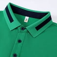 thumbnail image 6 of XINXIAOO Work Polo Shirts for Men with Pocket Short Sleeve Breathable Lightweight Casual Dark Green Polo Shirts for Men, Size S-XXXXL, 6 of 8