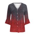 thumbnail image 4 of Cardigans pour Femmes Mode Femme T-Shirt à Manches 3/4 Cardigan Ouvert Blouse Imprimée Manteau Hauts Cardigan Mignon en Liquidation, 4 of 5
