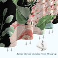thumbnail image 6 of Pioneer Flower Floral Print Pattern Shower Curtain 36"x72" ,Bathroom Decorative Shower Curtains Set with 12 Hooks,Modern Waterproof Washable Shower Curtain, 6 of 6