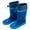 AB134 Blue, variant on Teen Girls Boys Waterproof Rain Boots Animals Print Anti- Easy On Booties With Adjustable Straps Unisex Kids Water Activities Rain Shoes Size 4-4.5 Years