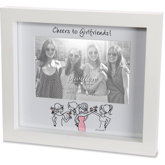 Pavilion Gift Company - Girlfriends - 9" x 8" Frame (Holds 6" x 4" Photo)