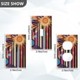 thumbnail image 7 of Yayeee Toggle Light Switch Wall Plate 1-Gang 4.5"x2.7" Home Decorative Outlet Cover, Futuristic Sun, 7 of 7