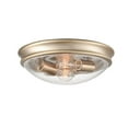 thumbnail image 4 of 5228-CH Millennium Lighting 2 Light Flush Mount-5 Inches Tall and 12 Inches Wide-Chrome Finish, 4 of 4