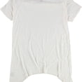 thumbnail image 2 of dirty violet Womens Burnout Cowl Neck Basic T-Shirt, White, Small, 2 of 2