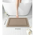 thumbnail image 2 of Bathroom Mat Rugs Large 48x24, Ultra Thin Magic Mat Bathroom Rug Non Slip Bath Rugs Quick Dry Absorbent Bath Mats for Bathroom Floor, (Dark Green, 48"x24"), 2 of 6